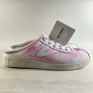 Tretorn Easy Nylite Women’s Shoes Low Top Lace Up Sneakers Pink Size 8 M
